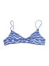 J.Crew Print Blue Swimsuit Top Size L - photo 1