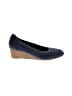 Lands' End 100% Leather Blue Wedges Size 10 - photo 1