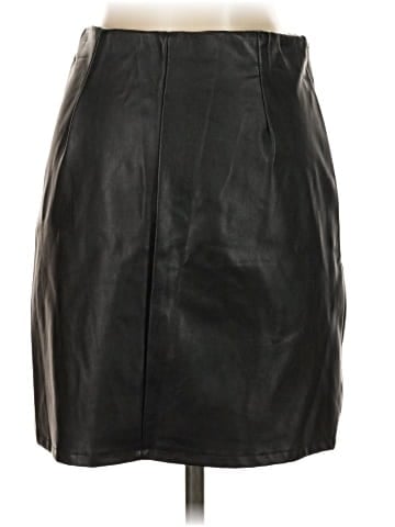 Potter's Pot Faux Leather Skirt (view 2)