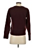 Banana Republic 100% Cotton Solid Burgundy Pullover Sweater Size XS - photo 2