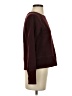 Banana Republic 100% Cotton Solid Burgundy Pullover Sweater Size XS - photo 4
