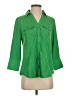Cato Green 3/4 Sleeve Button-Down Shirt Size S - photo 1