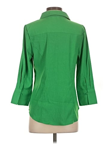 Cato 3/4 Sleeve Button-Down Shirt (view 2)