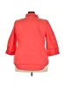 Worthington Red 3/4 Sleeve Button-Down Shirt Size 3X - photo 2