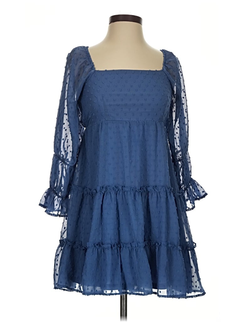 Pre-owned Altar'd State Casual Dress In Blue