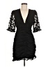 ASOS Design 100% Polyester Black Cocktail Dress Size 6 - photo 1