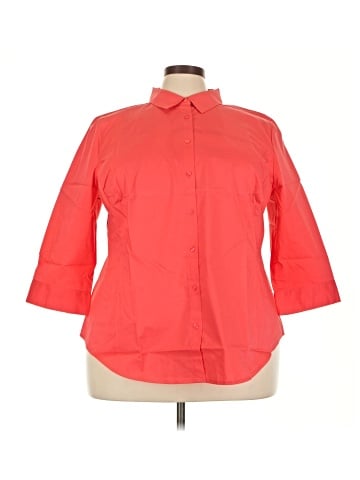 Worthington 3/4 Sleeve Button-Down Shirt (view 1)
