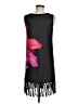 Shein Graphic Black Casual Dress Size 6 - photo 2