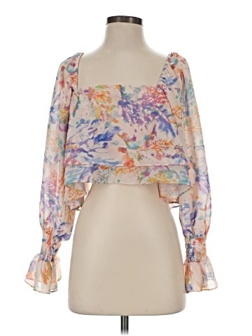 Amanda Uprichard 3/4 Sleeve Blouse (view 1)