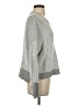 Sincerely Jules Stripes Gray Pullover Sweater Size S - photo 4