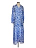 Zara Paisley Blue Casual Dress Size XS - photo 1