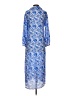 Zara Paisley Blue Casual Dress Size XS - photo 2