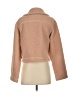 H&M 100% Polyester Tan Faux Fur Jacket Size S - photo 2