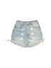 Hot Topic Stars Blue Denim Shorts Size 4 (estimated) - photo 1