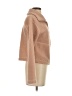 H&M 100% Polyester Tan Faux Fur Jacket Size S - photo 4