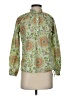 Gap Paisley Green Long Sleeve Blouse Size XS - photo 1