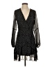 Unbranded Polka Dots Black Cocktail Dress Size S (estimated) - photo 1