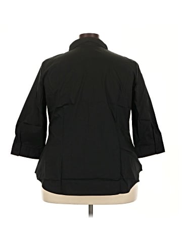 Worthington 3/4 Sleeve Button-Down Shirt (view 2)