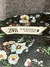 Zara Floral Black 3/4 Sleeve Blouse Size XS - photo 7