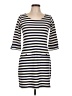 Joules Stripes Ivory Casual Dress Size 12 - photo 1