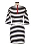 Joules Stripes Ivory Casual Dress Size 12 - photo 2