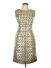 Ruby Belle Metallic Gold Cocktail Dress Size 10 - photo 1