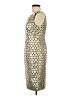 Ruby Belle Metallic Gold Cocktail Dress Size 10 - photo 5