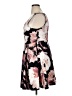 Forever 21 Plus Floral Black Cocktail Dress Size 0X - photo 5