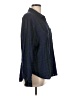 Cotton On 100% Cotton Plaid Blue Long Sleeve Blouse Size L - photo 4