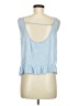E&M Collection 100% Rayon Blue Tank Top Size M - photo 2