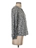 Mauvette 100% Viscose Gray Long Sleeve Blouse Size 4 - photo 4