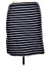 Ann Taylor LOFT Outlet Stripes Blue Casual Skirt Size 14 - photo 1