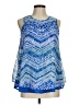 Japna Blue Sleeveless Blouse Size M - photo 1