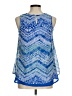 Japna Blue Sleeveless Blouse Size M - photo 2