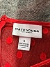 Kate Young for Target 100% Polyester Red Cocktail Dress Size 6 - photo 7