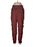 Athleta Solid Burgundy Track Pants Size 8 - photo 1