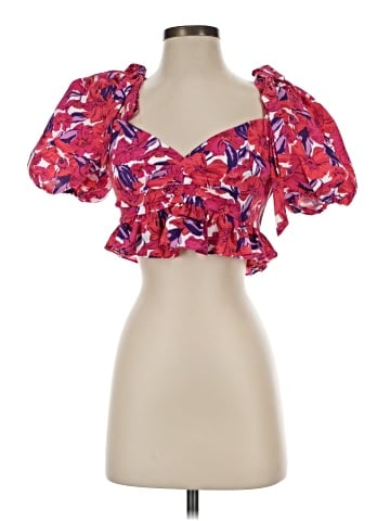 Lovers + Friends Short Sleeve Blouse (view 1)