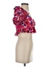 Lovers + Friends 100% Polyester Pink Short Sleeve Blouse Size S - photo 4