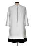 Alice + Olivia 100% Polyester Solid White Casual Dress Size 10 - photo 2