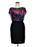 AB Studio Graphic Black Cocktail Dress Size 14 - photo 1