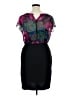 AB Studio Graphic Black Cocktail Dress Size 14 - photo 2