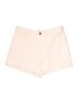 Francesca's 100% Cotton Solid Ivory Shorts Size L - photo 1