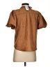 Industry Brown Short Sleeve Blouse Size S - photo 2