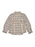 Bonpoint Checkered-gingham Tan Long Sleeve Button-Down Shirt Size 6 - photo 2