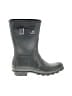 Hunter Black Gray Rain Boots Size 7 - photo 1