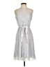 Hitherto 100% Nylon Gray Cocktail Dress Size 6 - photo 1