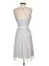 Hitherto 100% Nylon Gray Cocktail Dress Size 6 - photo 2