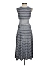 Max Studio Stripes Gray Casual Dress Size M - photo 2