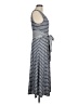 Max Studio Stripes Gray Casual Dress Size M - photo 4