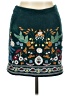 Simplee Teal Casual Skirt Size L - photo 1